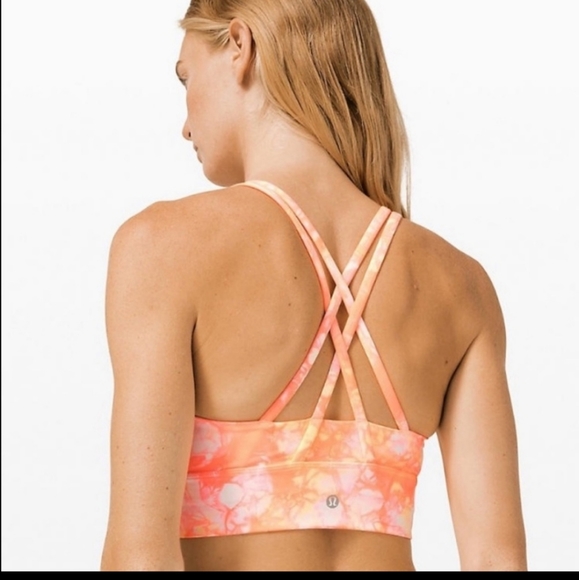 Lululemon Energy High Neck Long Line Shibori Bra - Picture 4 of 8